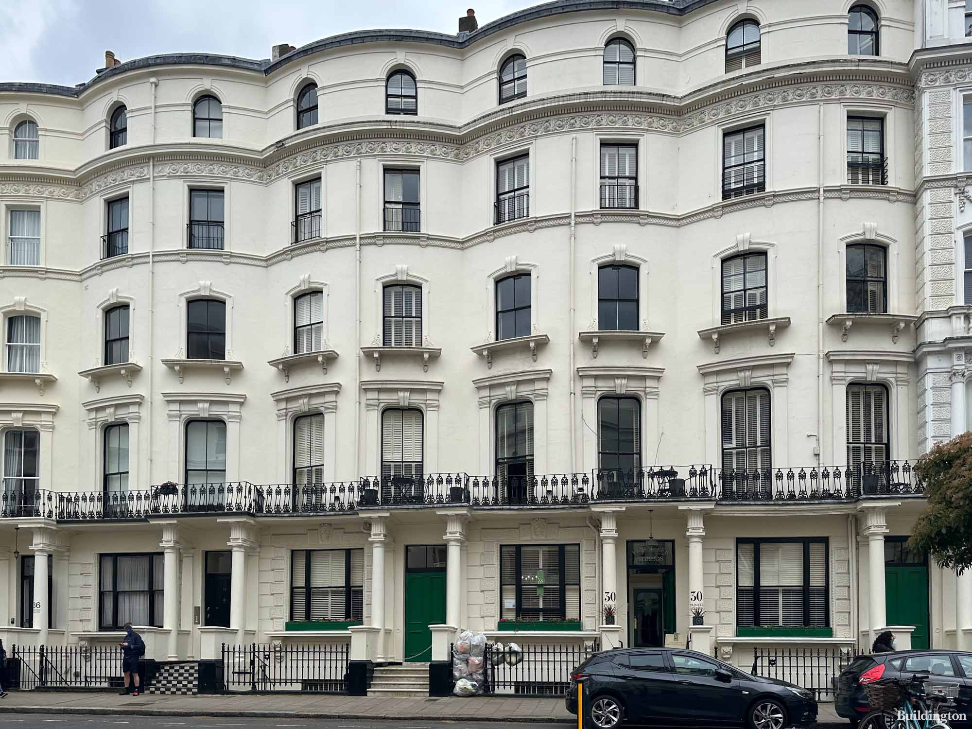 30 Prince's Square terraced house in Bayswater, London W2