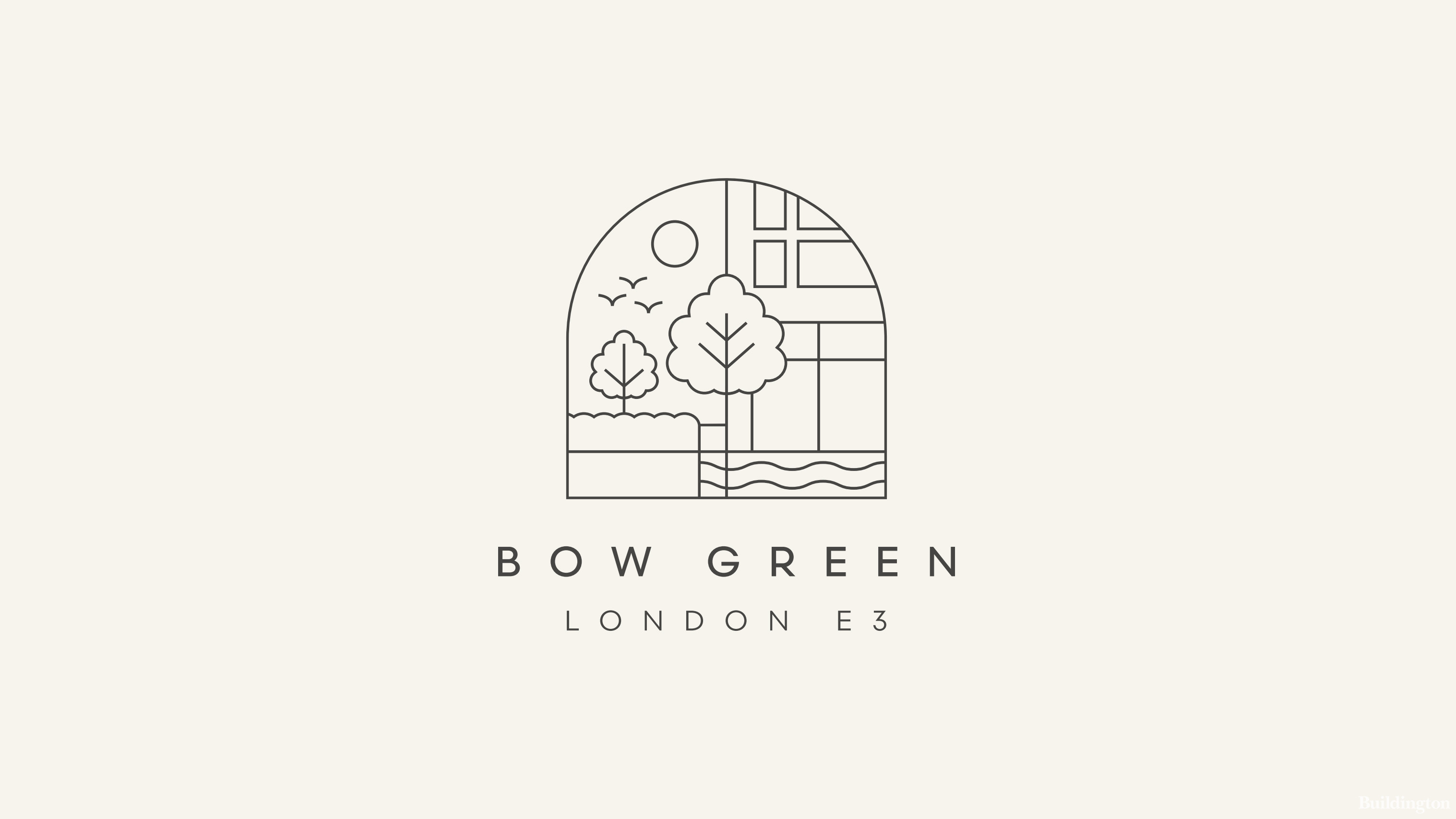 Logo of Bow Green development of new homes by St James Bow Common, London E3