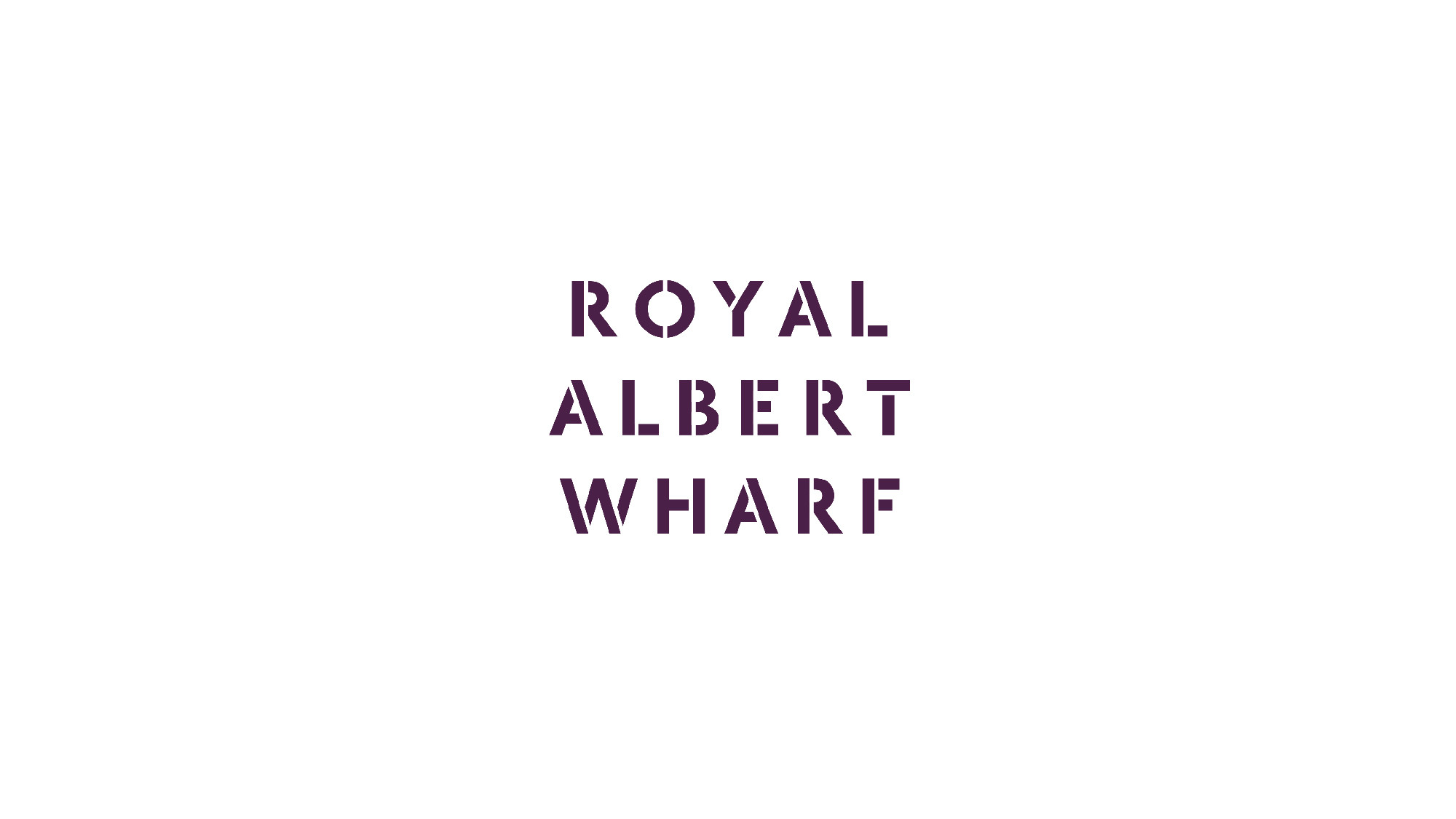 Royal Albert Wharf development logo cover Royal Docks E16