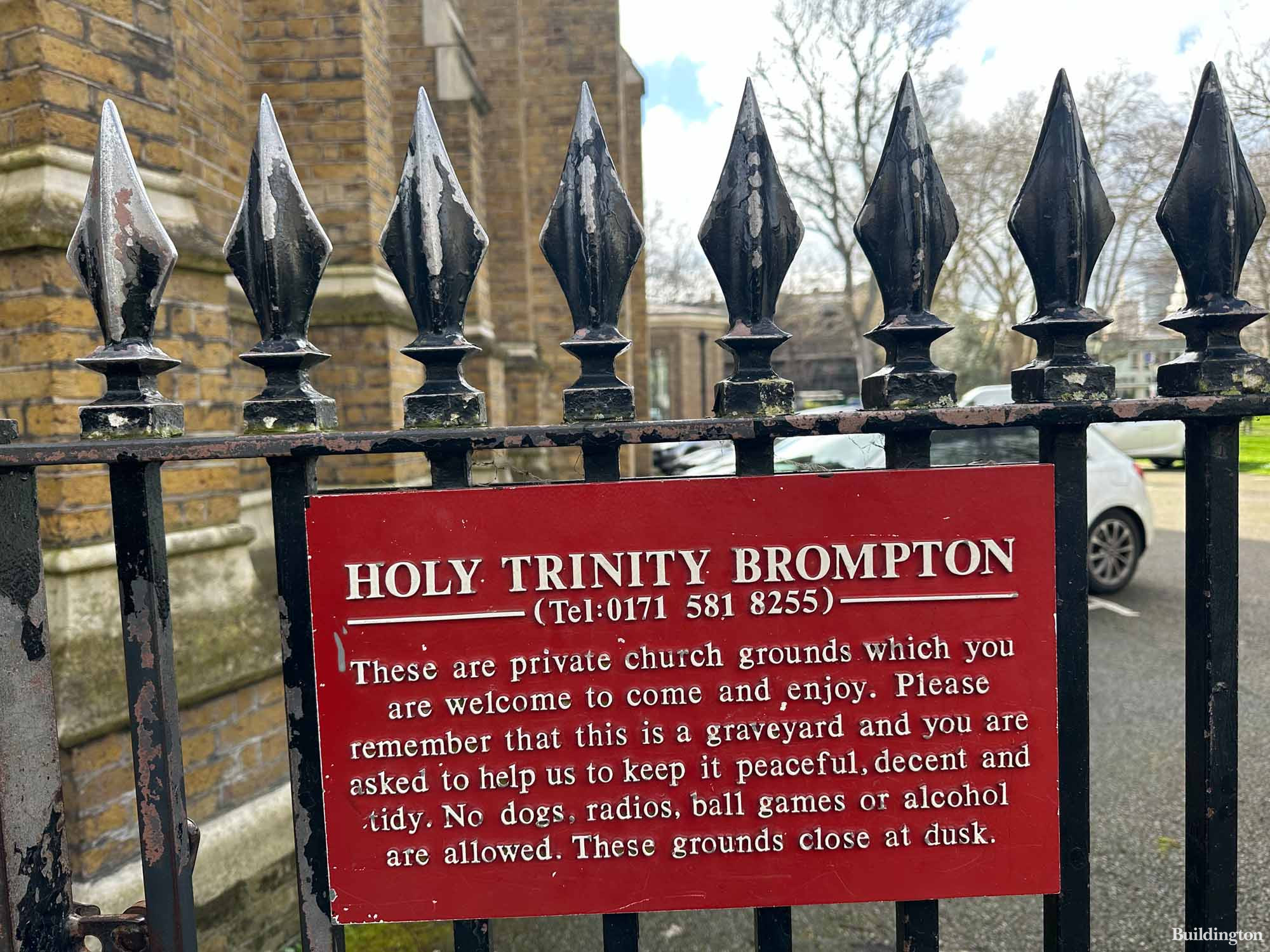 Holy Trinity Brompton church in London SW7