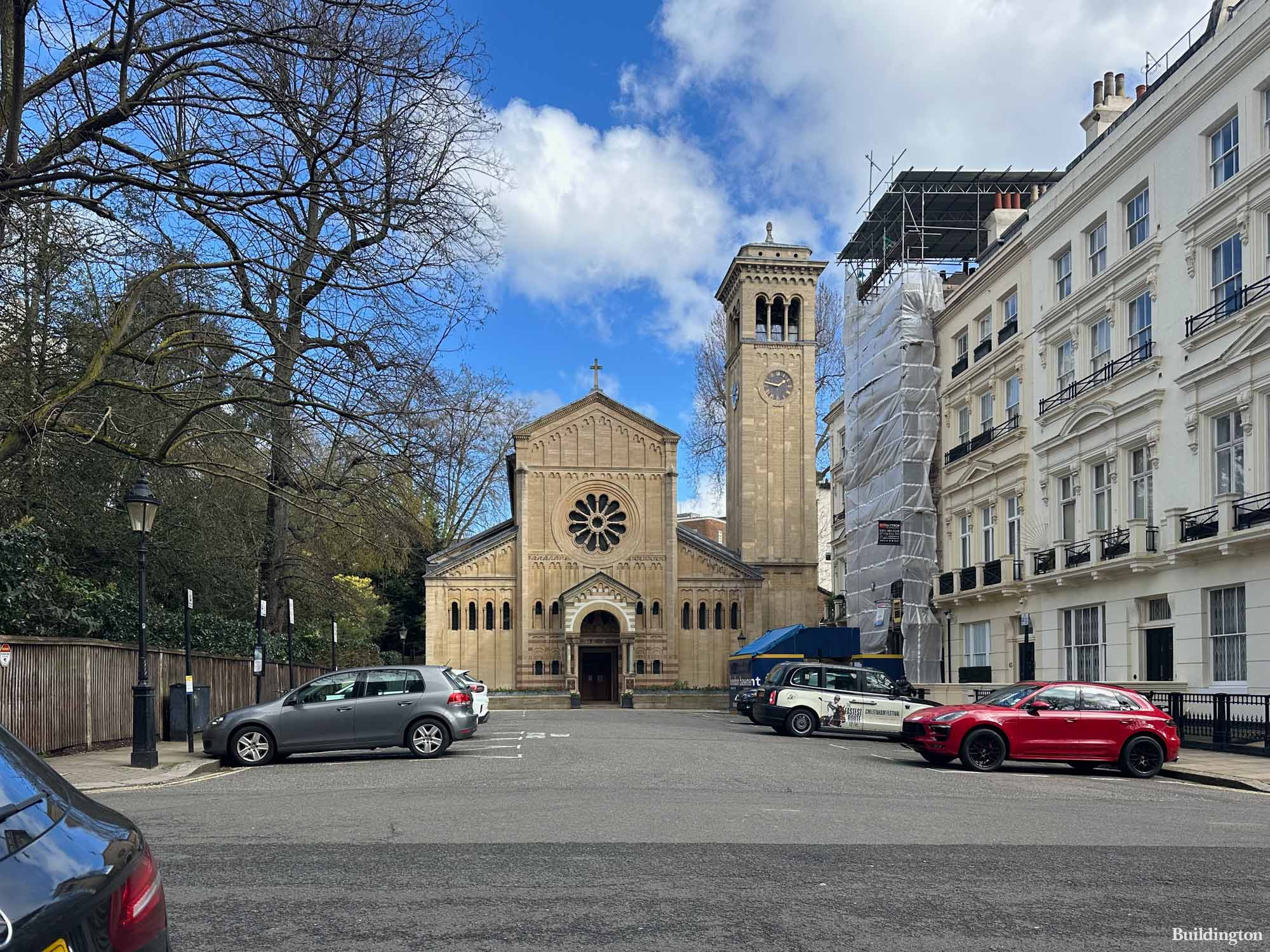 Russian Orthodox Cathedral of the Dormition building in Knightsbridge SW7