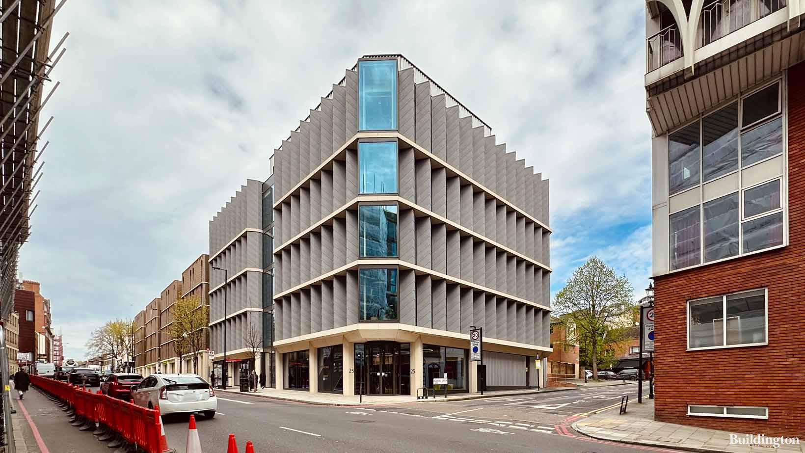 Type Works office building designed by Sheppard Robson in Farringdon, London EC1