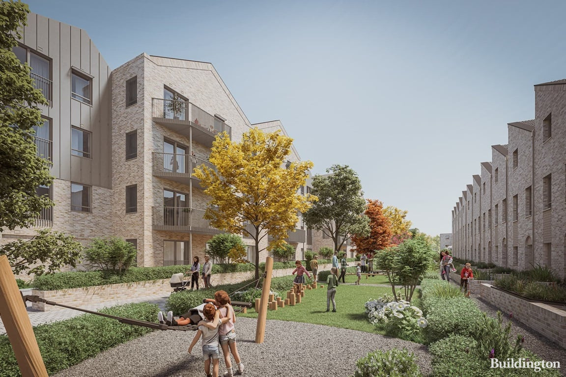 Tally Ho Exchange development by Taylor Wimpey in North Finchley, London N12