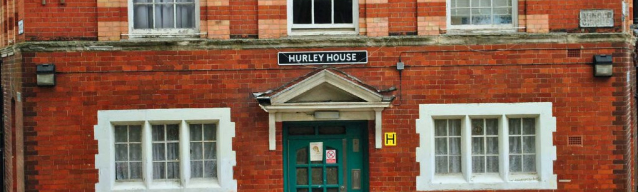 Entrance to Hurley House.