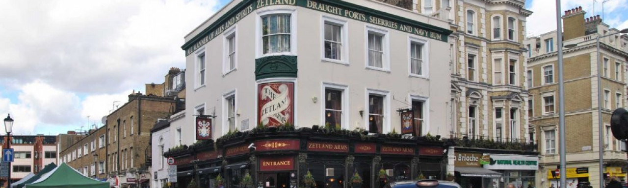The Zetland Arms in London SW7.