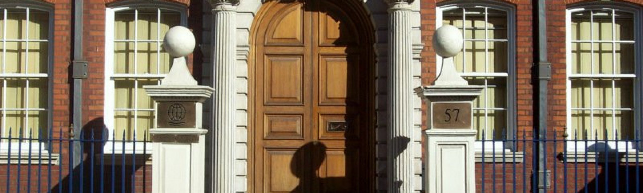 Entrance to 57 Mansell Street.