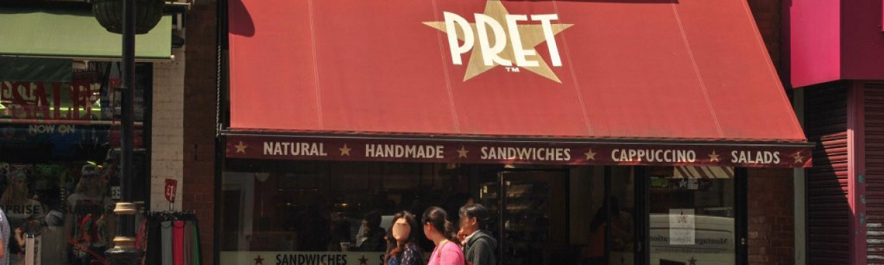 Pret A Manger at 127 Queensway in 2013