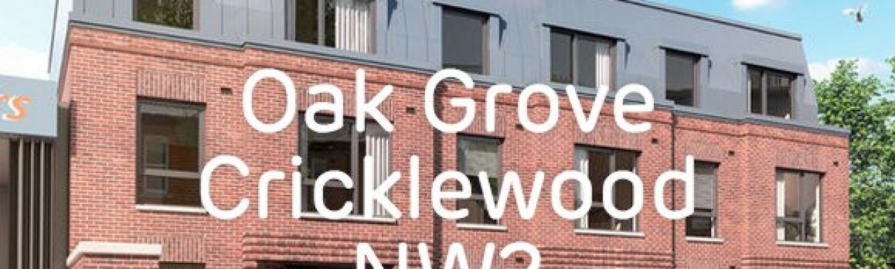 Screen capture of Oak Grove development on Pocket Living website www.pocketliving.com.