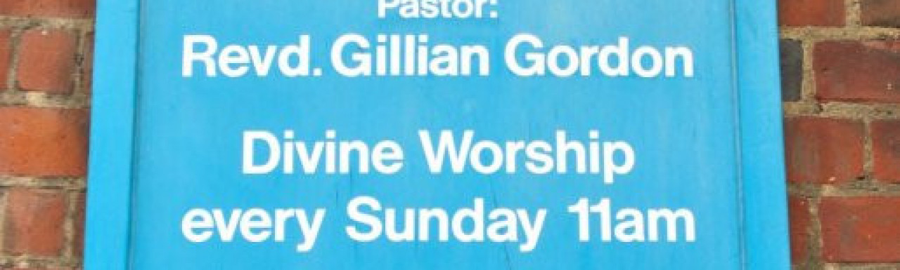 The New Church. Pastor Revd. Gillian Gordon, Divine Worship every Sunday 11am. All Welcome. Warden: Howard Turner.