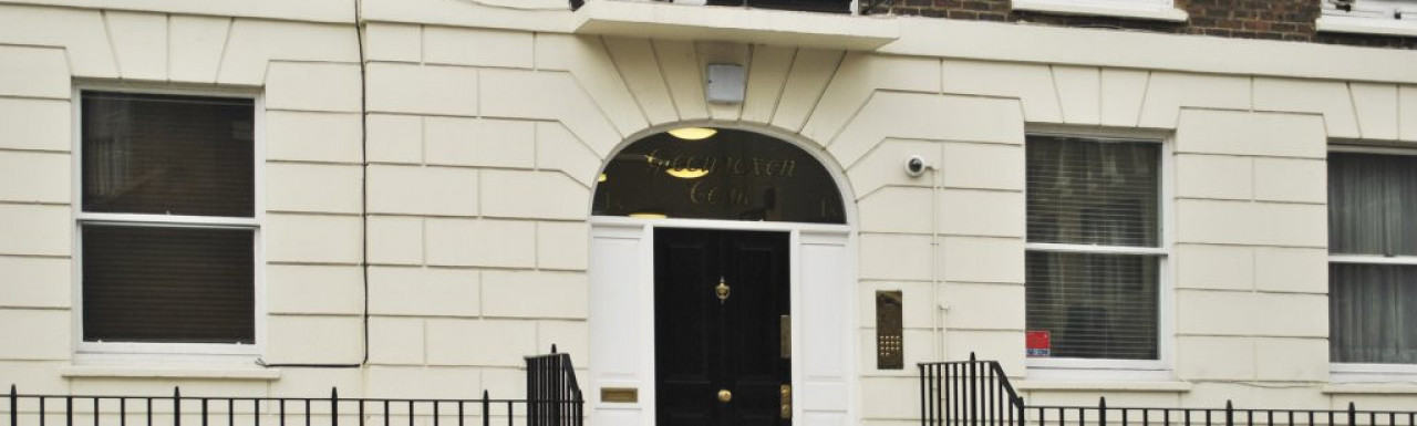 Entrance to Greenhaven Court on Montagu Place.