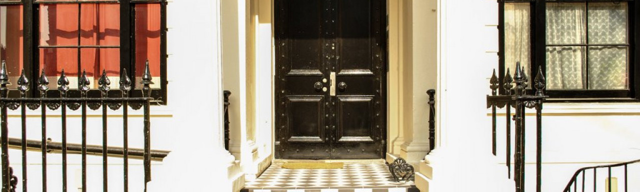 Entrance to 69 Westbourne Terrace.