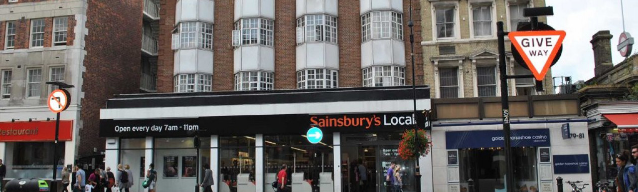 Sainsbury's Local store on the ground level.