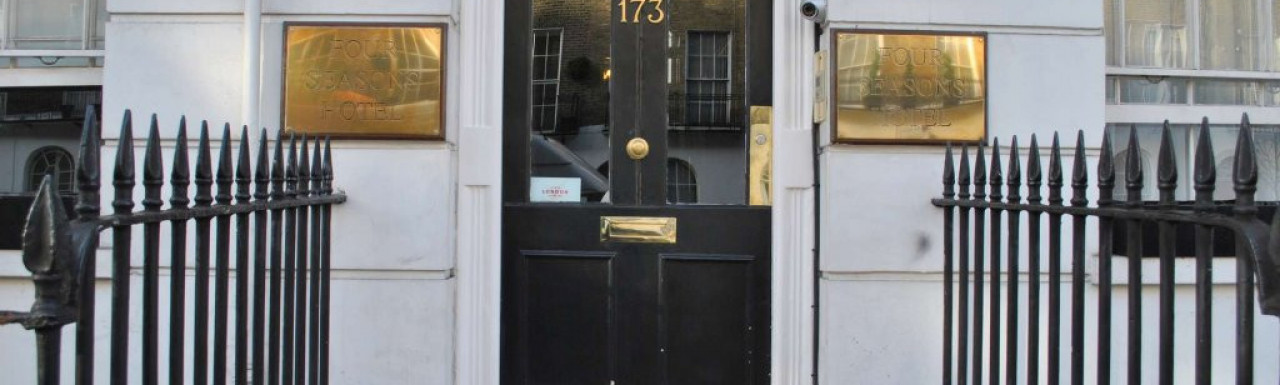 Entrance to 173 Gloucester Place.