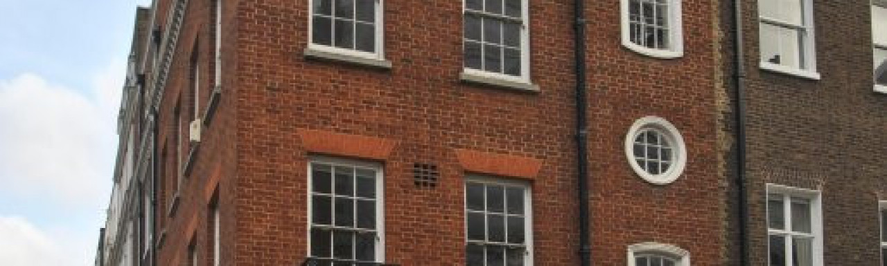 37 Wimpole Street building in Marylebone, London W1.