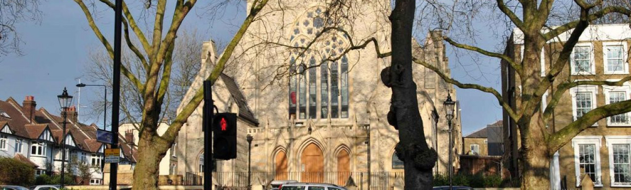 Highgate Road Chapel, view from Highgate Road.