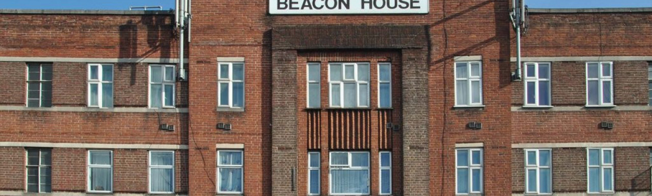 Beacon House - view to the building from North Circular Road