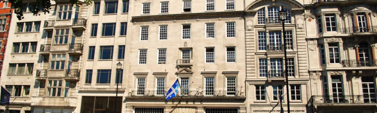 Québec Government Office in London is in this building.