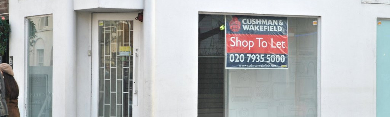 Former Phones 4 U shop premises are available to let via Cushman & Wakefield. 69a King's Road.