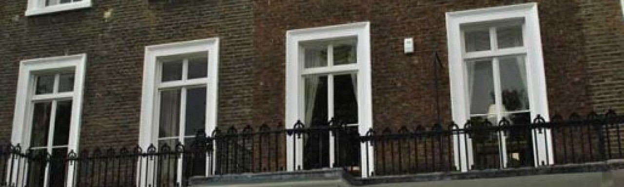 View to 33 Ladbroke Square in Notting Hill, London W11.