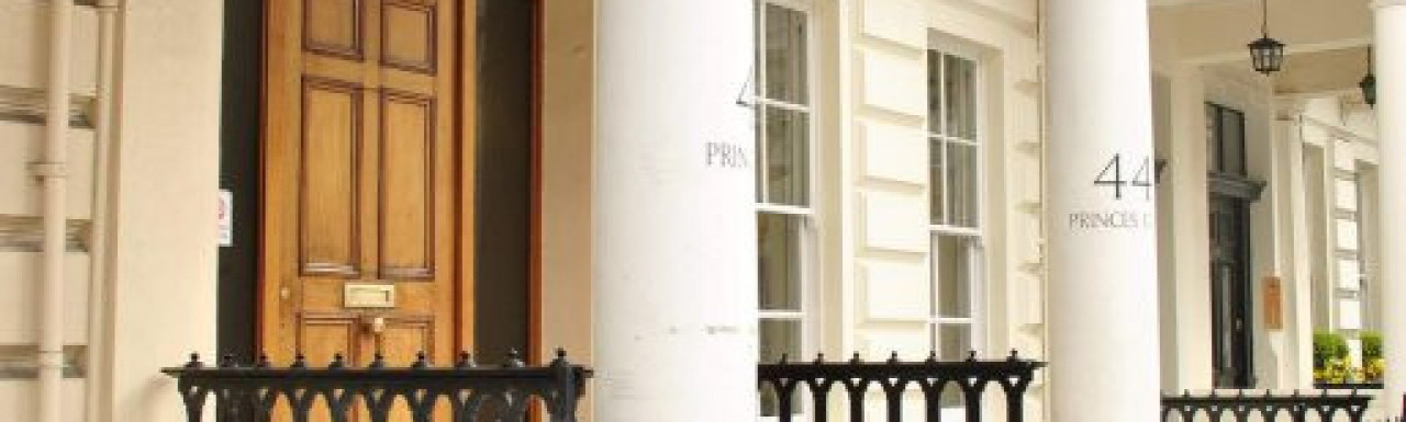 Entrance to 44 Prince's Gate on Exhibition Road.