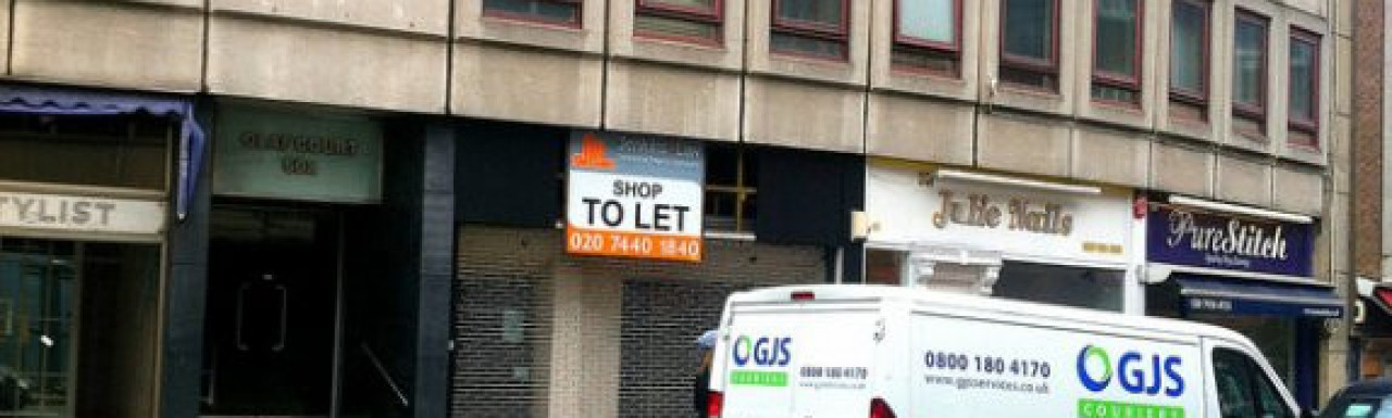 Shop to let at Olaf Court in July 2012 (agents Jenkins Law)