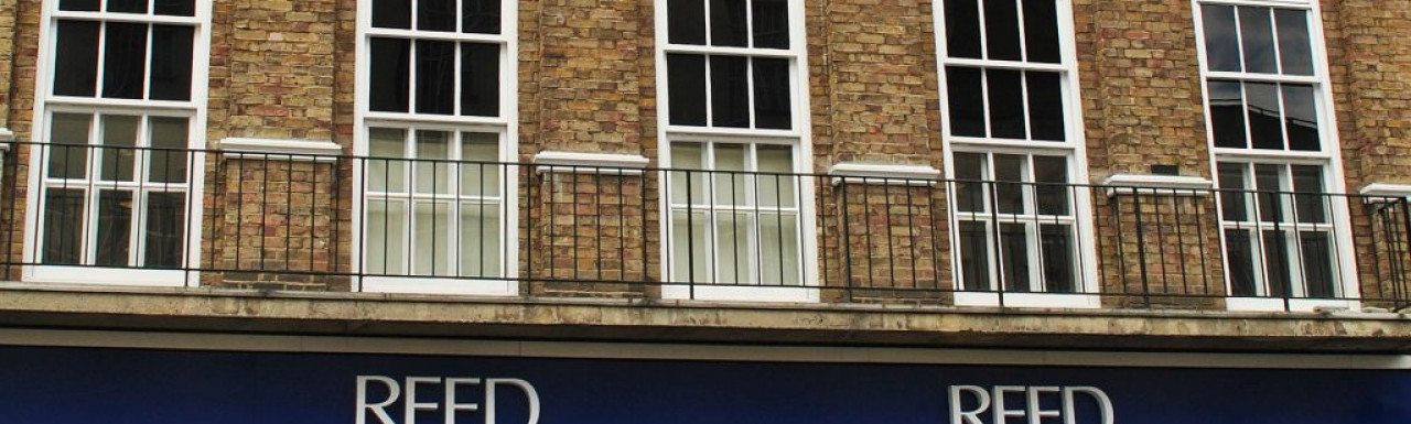 94 Baker Street windows facing Paddington Street.
