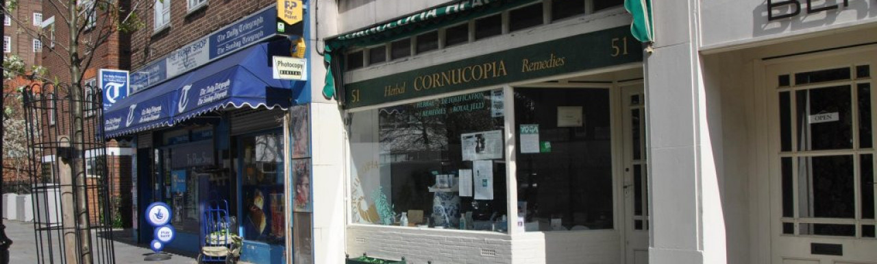 Cornucopia Remedies at 51 Chelsea Manor Street.