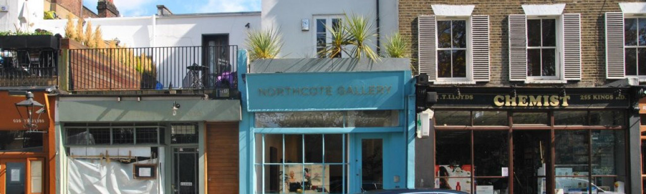 Northcote Gallery at 253 King's Road in spring 2013.