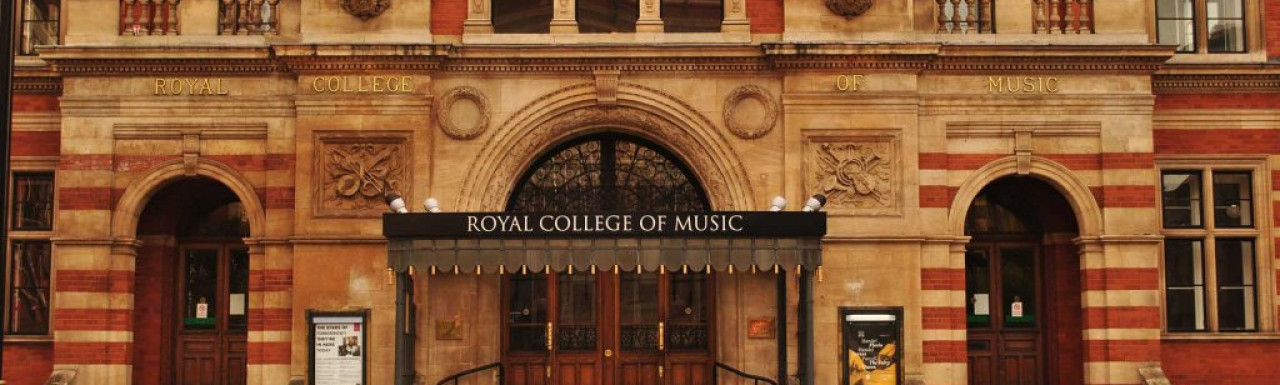 Entrance to Royal College of Music on Price Consort Road