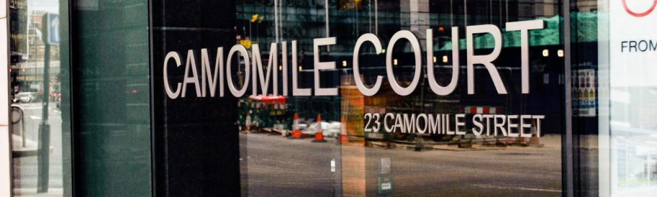 Camomile Court at 23 Camomile Street in the City of London EC3.