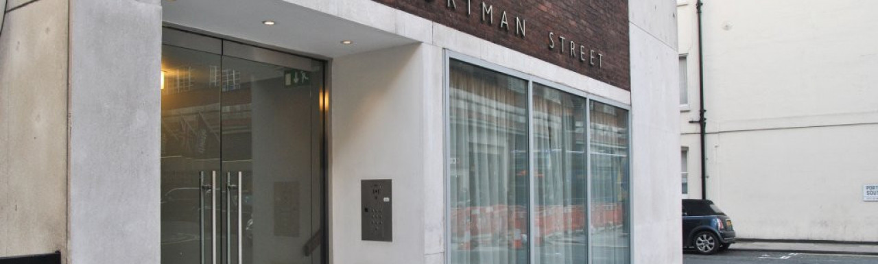 Entrance to 12 Portman Street in 2014