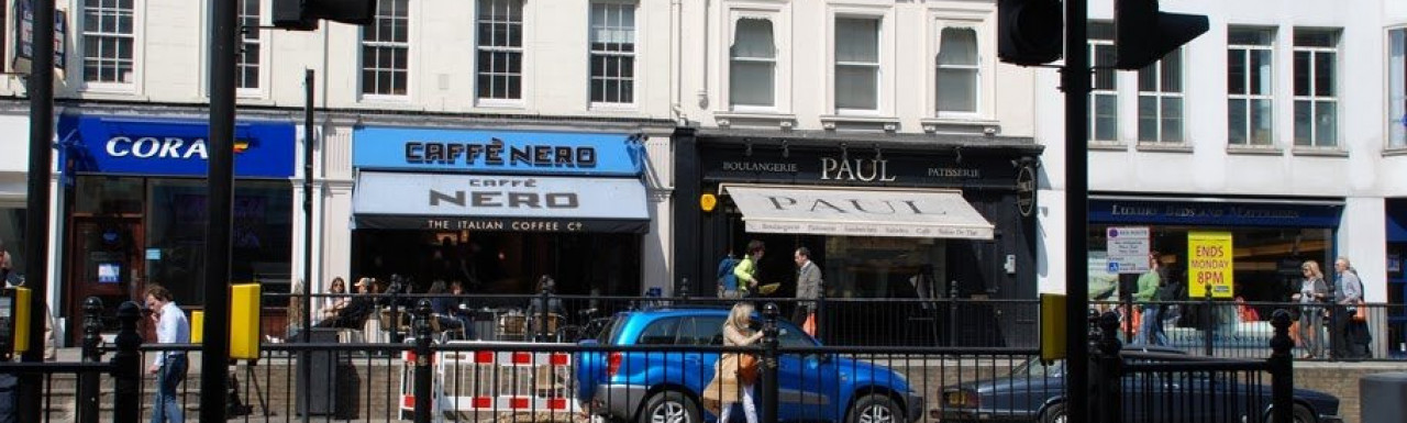 Cafe Nero on the ground floor premises.