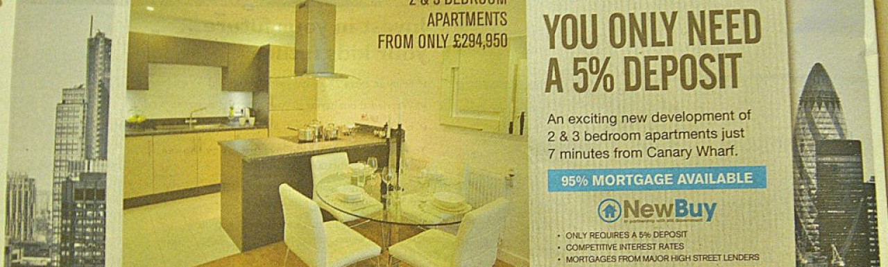 Equinox development advertisement in Homes & Property, Evening Standard 23.01.2013